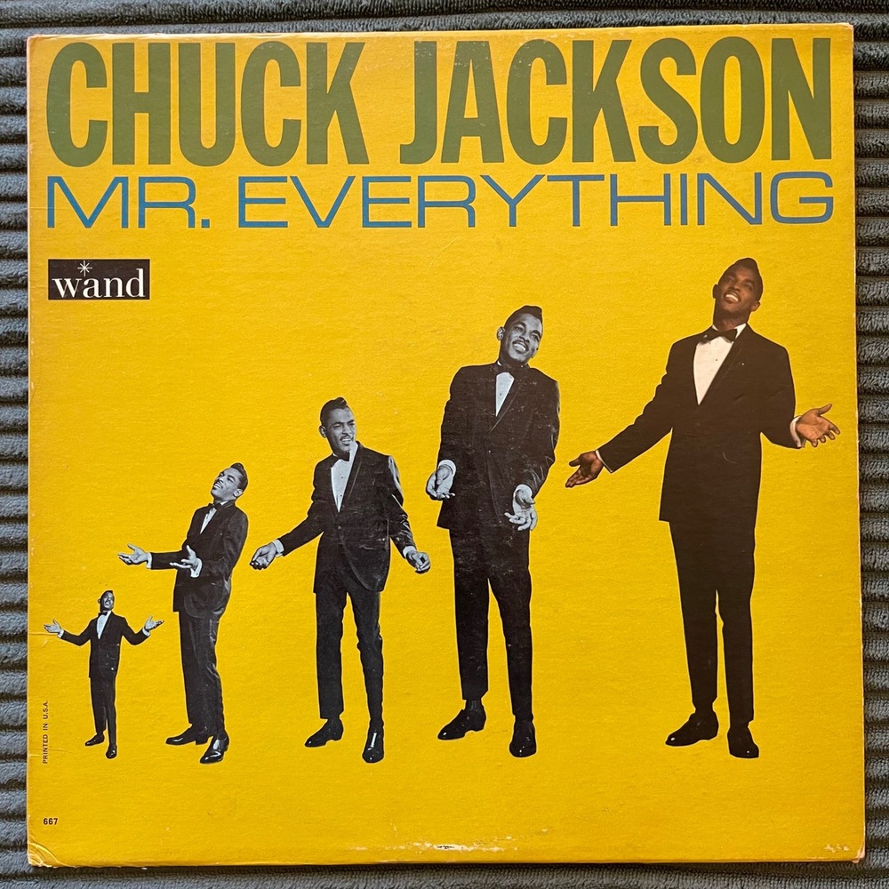 Chuck Jackson Mr. Everything Vinyl LP Record Mono Wand WDM 667 Yellow Soul